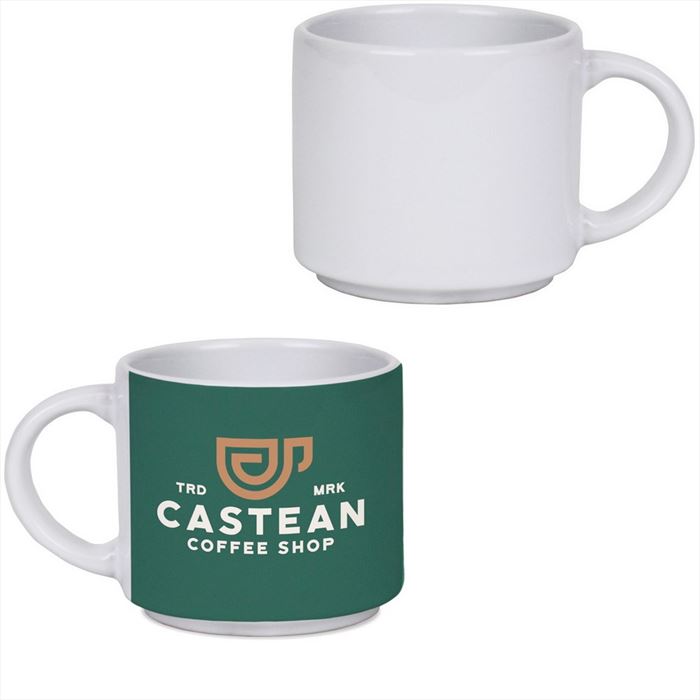 DX9050 4 Oz. Xpresso Mug With Full Color Custom Imprint